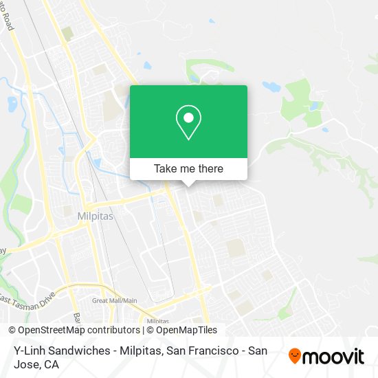 Mapa de Y-Linh Sandwiches - Milpitas