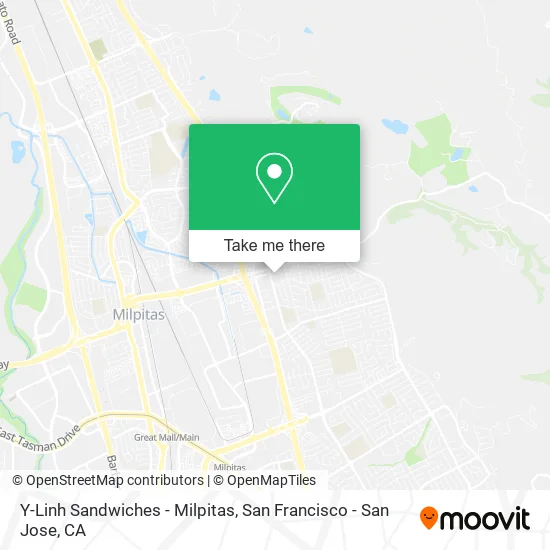 Y-Linh Sandwiches - Milpitas map