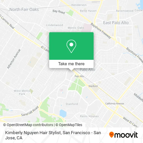 Kimberly Nguyen Hair Stylist map