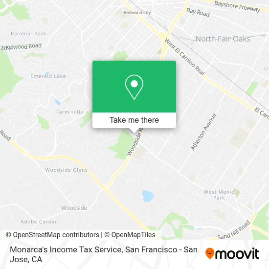 Monarca's Income Tax Service map