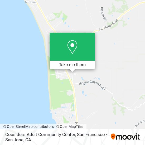 Coasiders Adult Community Center map