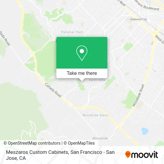 Meszaros Custom Cabinets map