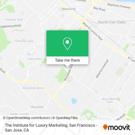 The Institute for Luxury Marketing map