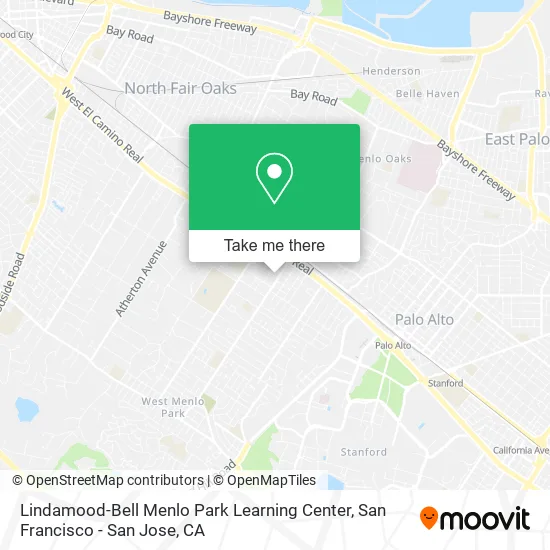 Mapa de Lindamood-Bell Menlo Park Learning Center
