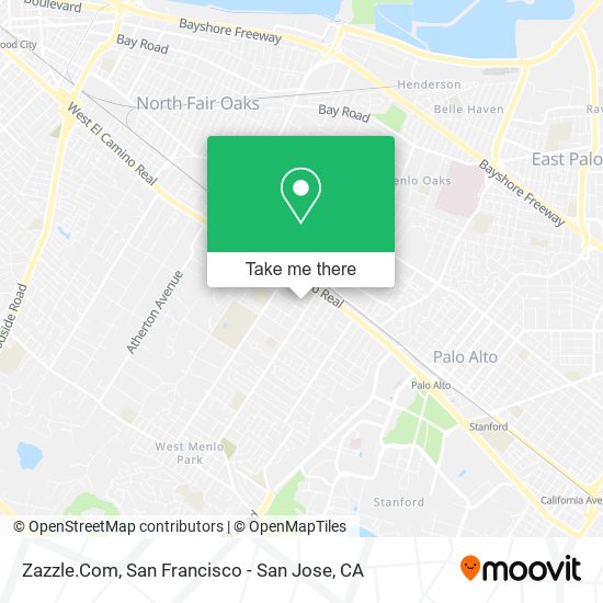 Zazzle.Com map