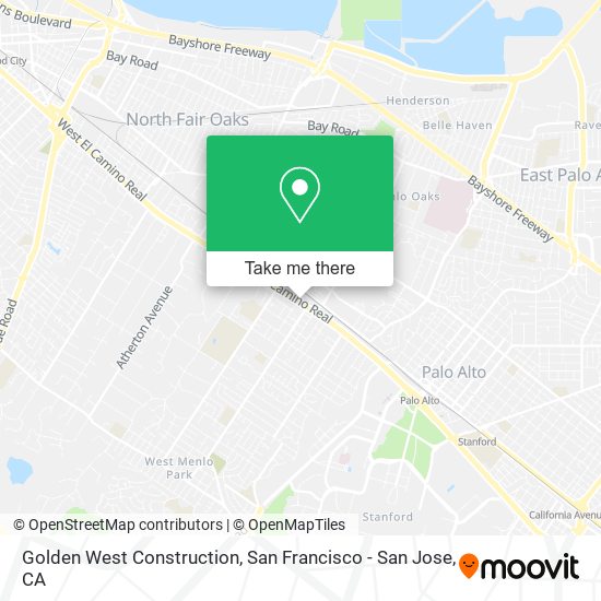 Mapa de Golden West Construction
