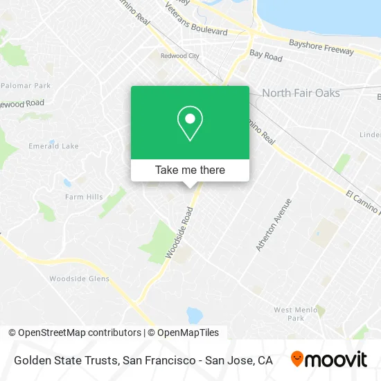 Golden State Trusts map
