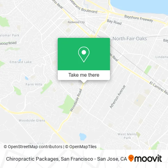 Chiropractic Packages map