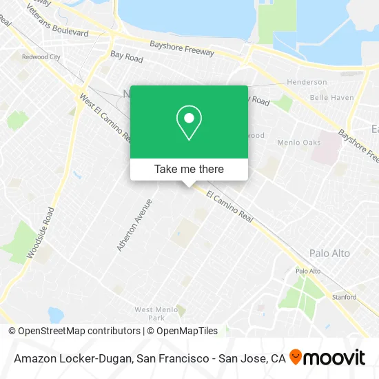 Mapa de Amazon Locker-Dugan