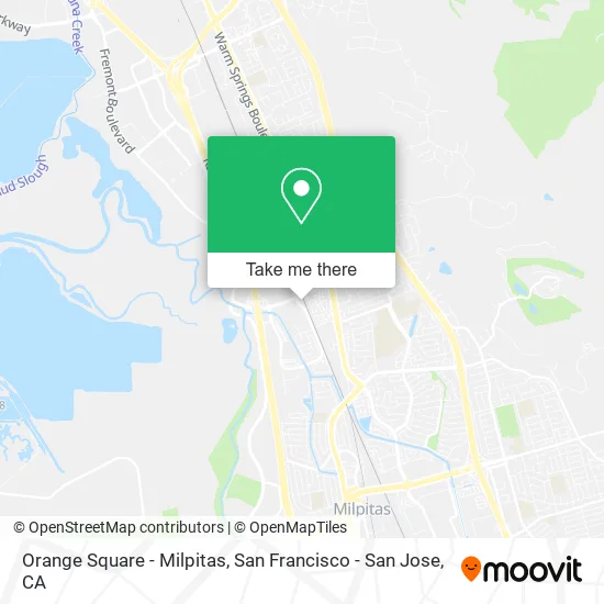 Orange Square - Milpitas map