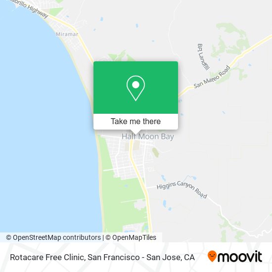 Rotacare Free Clinic map