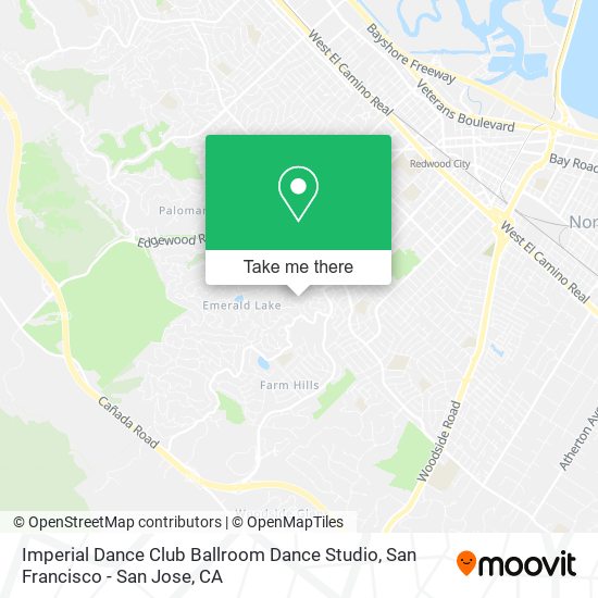 Mapa de Imperial Dance Club Ballroom Dance Studio