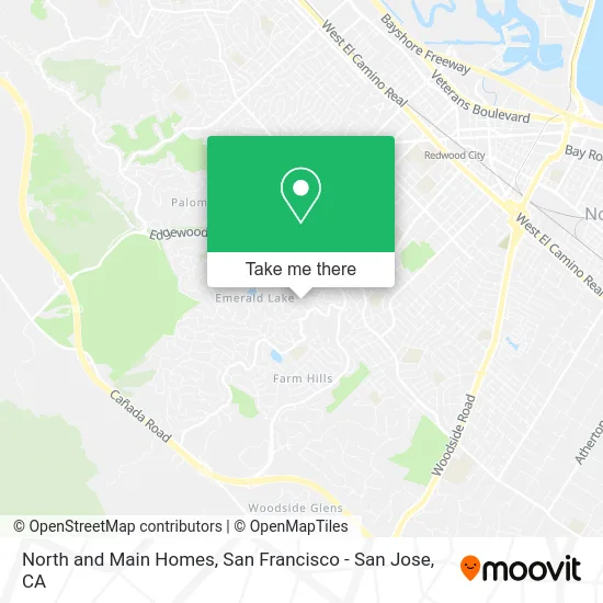 North and Main Homes map