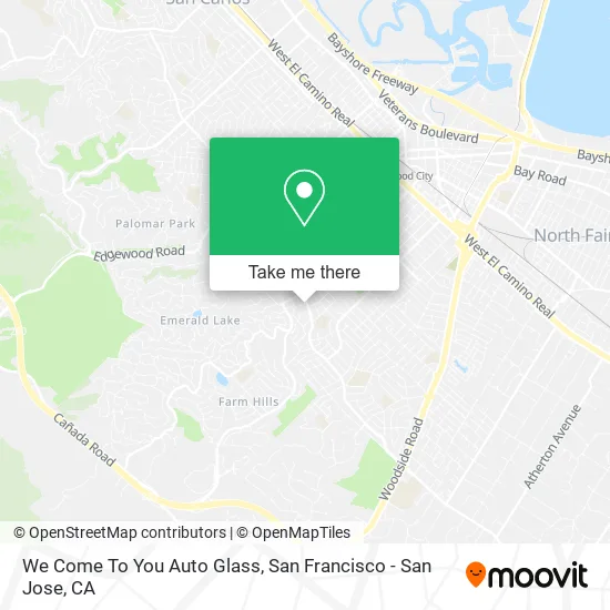 We Come To You Auto Glass map