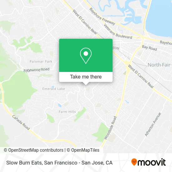 Slow Burn Eats map