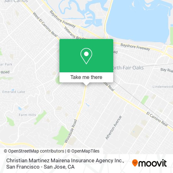 Mapa de Christian Martinez Mairena Insurance Agency Inc.