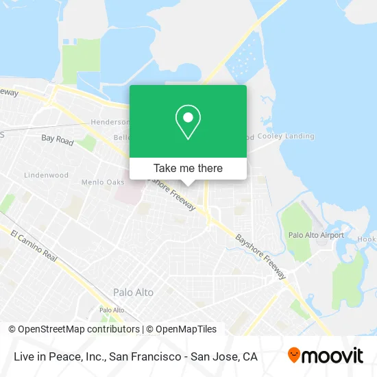 Mapa de Live in Peace, Inc.