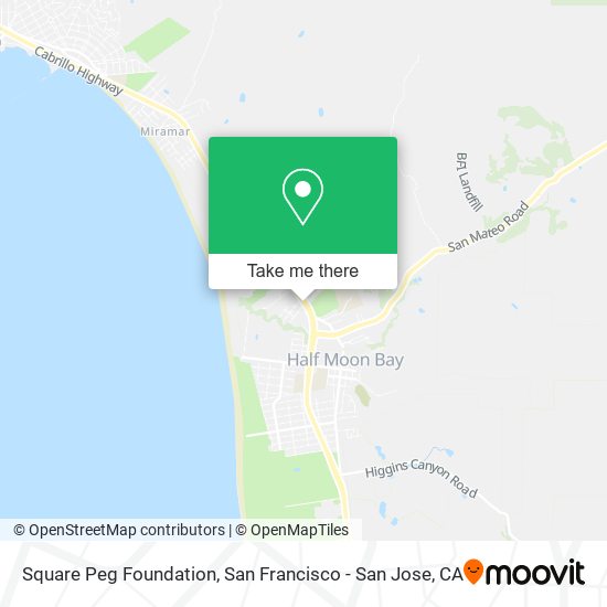 Square Peg Foundation map