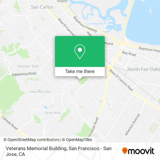 Veterans Memorial Building map