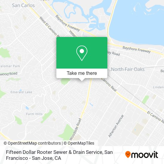 Fifteen Dollar Rooter Sewer & Drain Service map