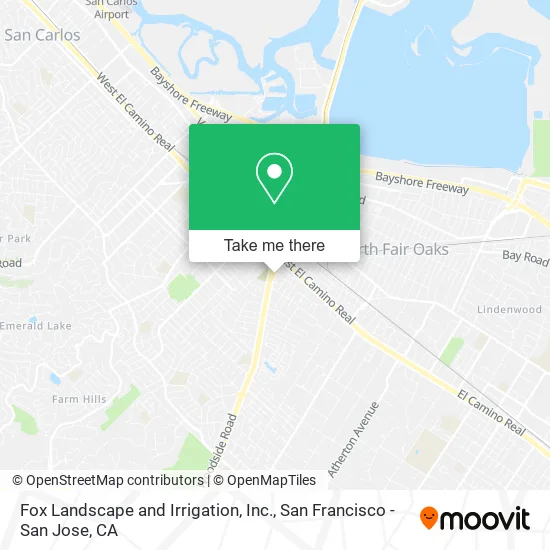 Fox Landscape and Irrigation, Inc. map