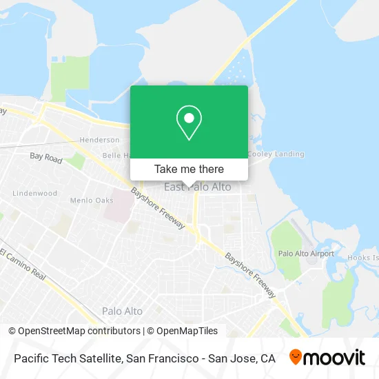 Mapa de Pacific Tech Satellite