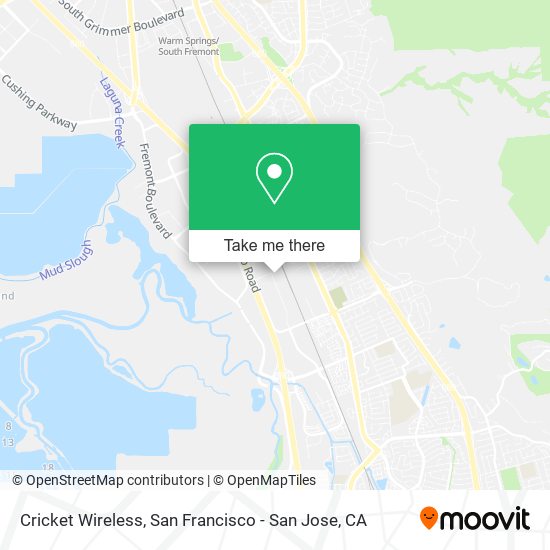 Cricket Wireless map