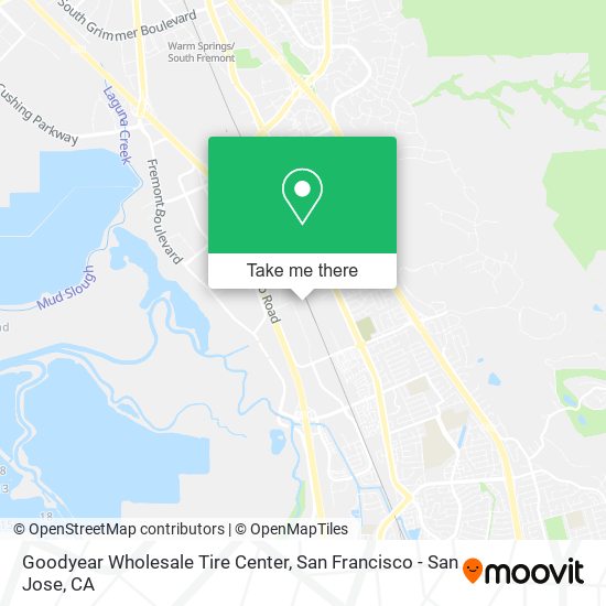 Goodyear Wholesale Tire Center map