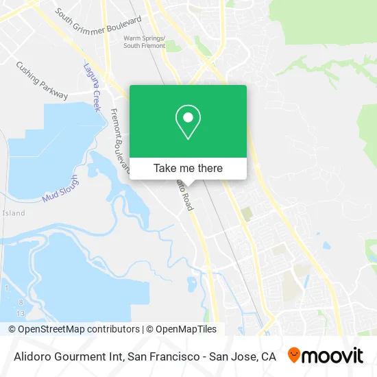 Alidoro Gourment Int map