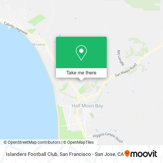 Islanders Football Club map