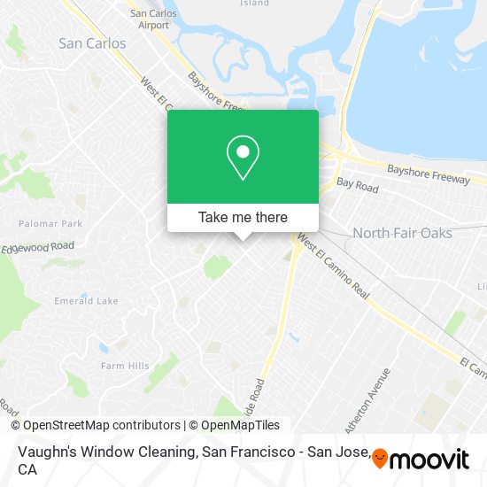 Vaughn's Window Cleaning map