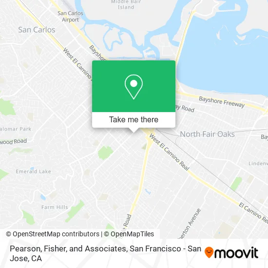 Pearson, Fisher, and Associates map