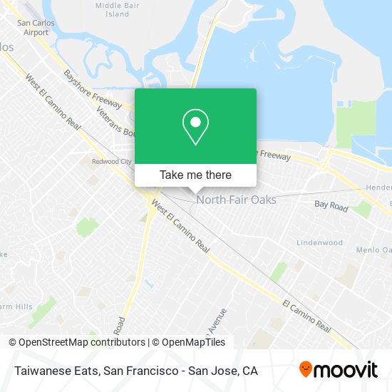 Mapa de Taiwanese Eats