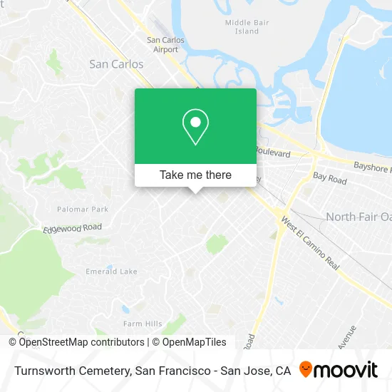 Turnsworth Cemetery map