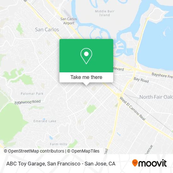 ABC Toy Garage map