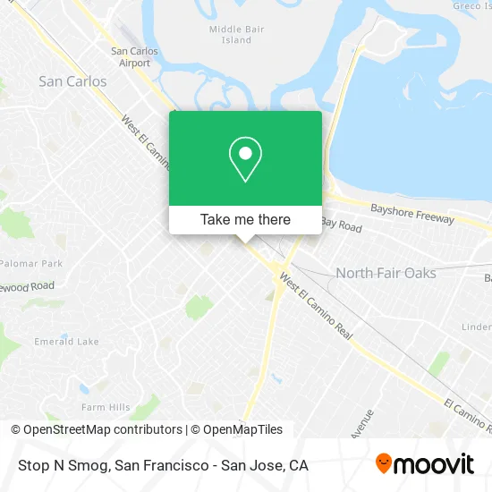 Mapa de Stop N Smog