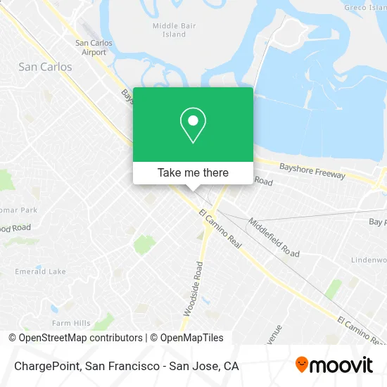 ChargePoint map