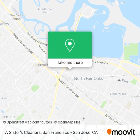 A Sister's Cleaners map