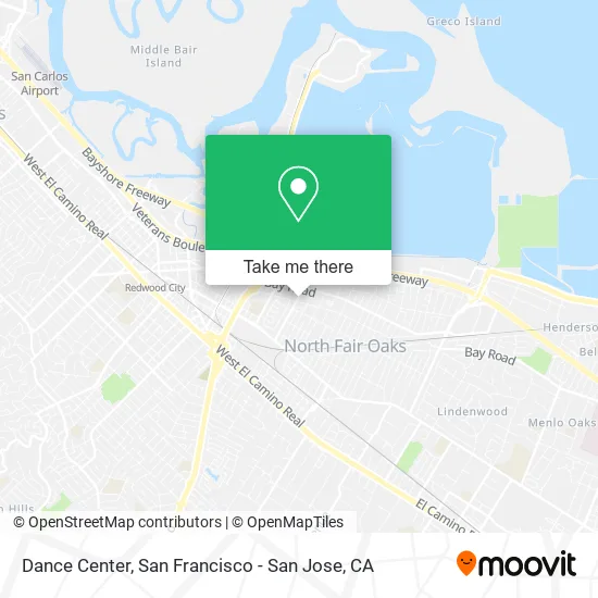 Mapa de Dance Center