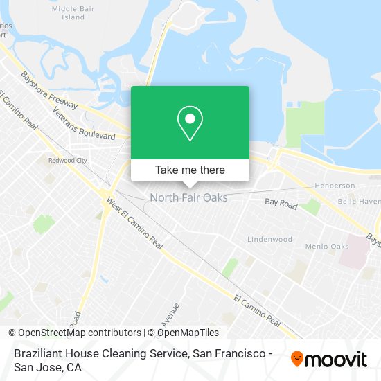 Braziliant House Cleaning Service map