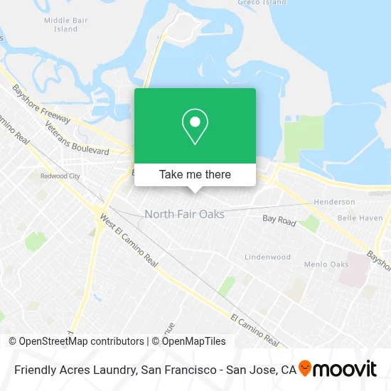 Friendly Acres Laundry map