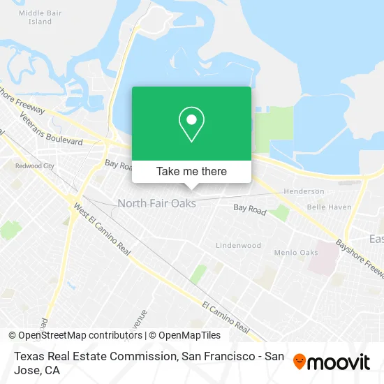 Mapa de Texas Real Estate Commission