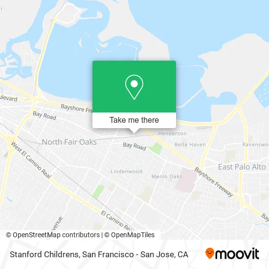 Mapa de Stanford Childrens