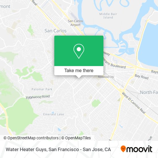 Water Heater Guys map