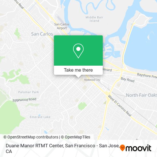 Mapa de Duane Manor RTMT Center