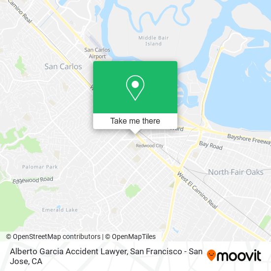 Mapa de Alberto Garcia Accident Lawyer