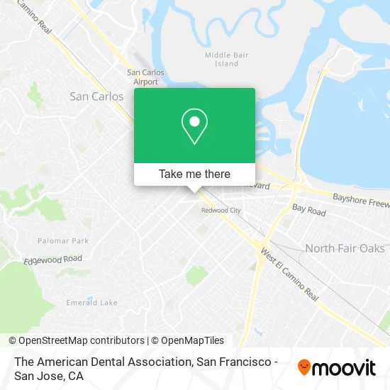 Mapa de The American Dental Association