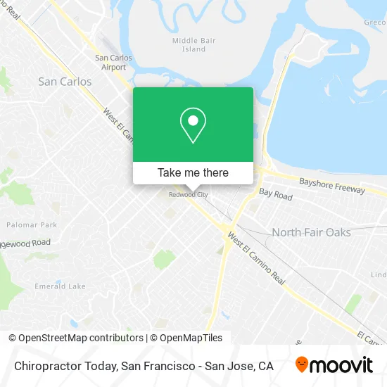 Mapa de Chiropractor Today