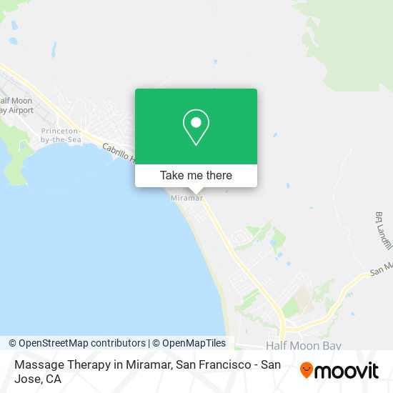 Massage Therapy in Miramar map