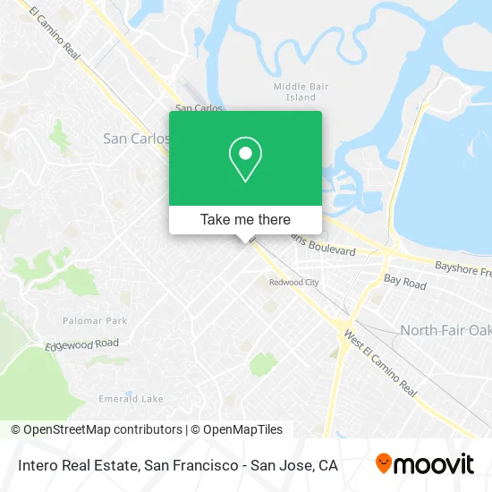 Intero Real Estate map